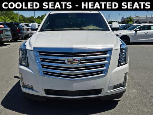 Crystal White Tri-Coat 2018 Cadillac Escalade Platinum