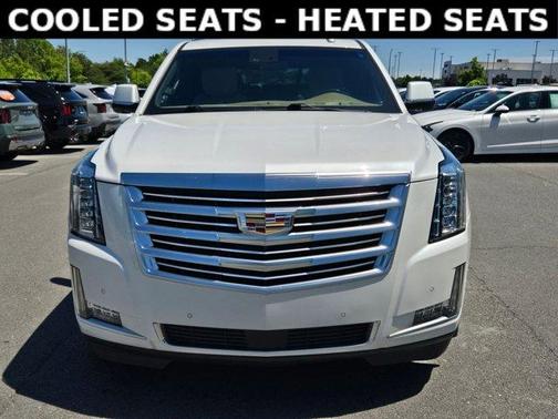 Crystal White Tri-Coat 2018 Cadillac Escalade Platinum