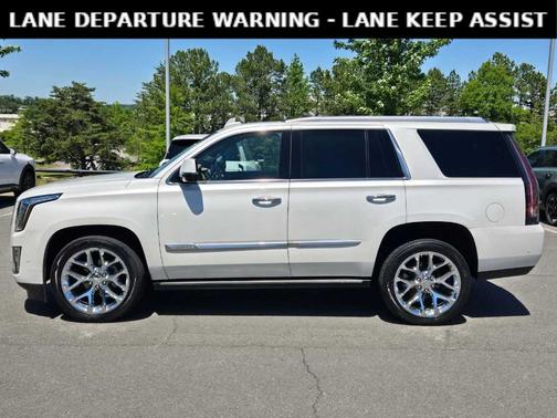 Crystal White Tri-Coat 2018 Cadillac Escalade Platinum