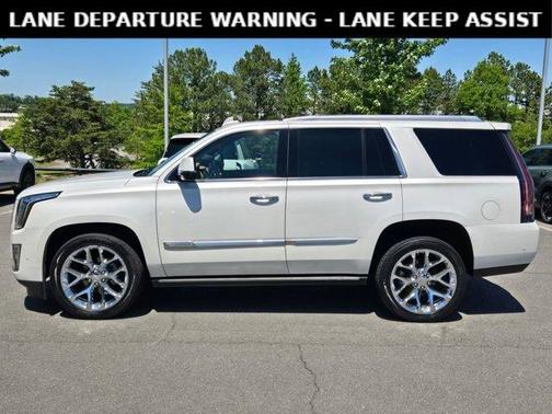 Crystal White Tri-Coat 2018 Cadillac Escalade Platinum