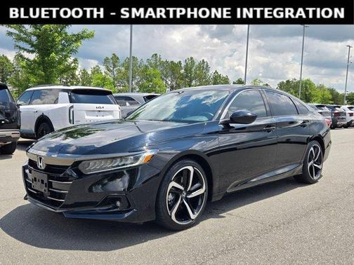 Black 2022 Honda Accord Sport 1.5T