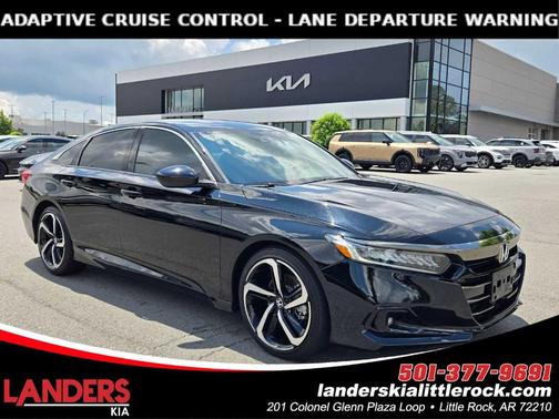 Black 2022 Honda Accord Sport 1.5T