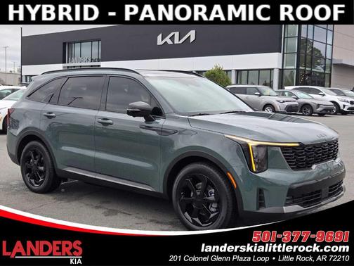 Green 2026 Kia Sorento Hybrid X-LINE SX PRESTIGE SUV