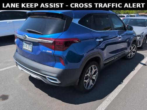 Neptune Blue 2021 Kia Seltos SX