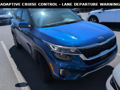 Neptune Blue 2021 Kia Seltos SX