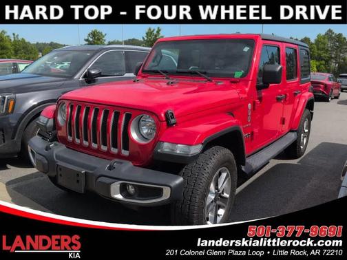 Firecracker Red Clearcoat 2018 Jeep Wrangler Unlimited Sahara
