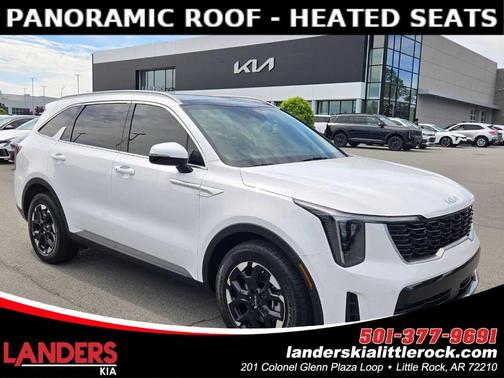 Glacial White Pearl 2025 Kia Sorento S
