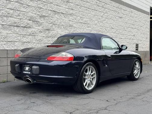 Blue 2003 Porsche Boxster