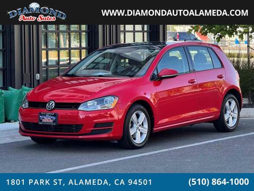 Tornado Red 2017 Volkswagen Golf TSI Wolfsburg Edition 4-Door