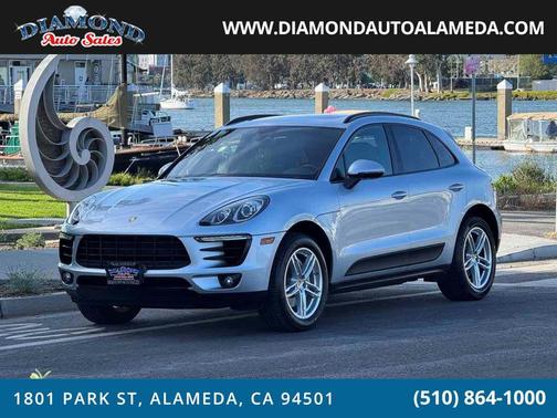 Rhodium Silver Metallic 2016 Porsche Macan Macan S
