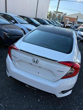 Platinum White Pearl 2020 Honda Civic Sport