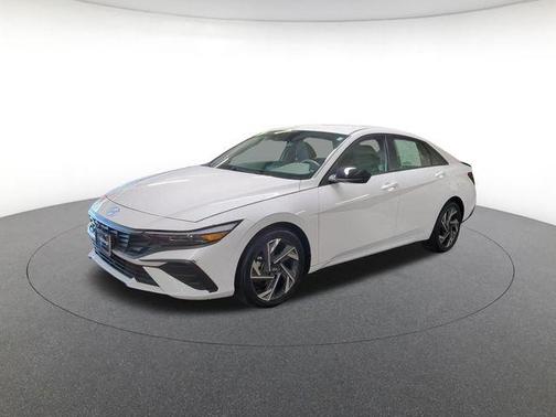 Serenity White 2025 Hyundai ELANTRA Sport