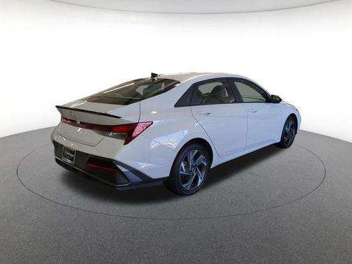 Serenity White 2025 Hyundai ELANTRA Sport