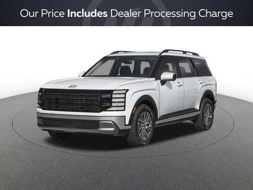 Creamy White Pearl 2026 Hyundai Palisade Hybrid SEL Premium 7P