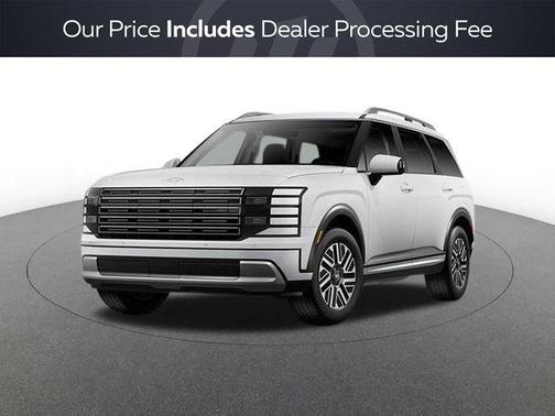 Creamy White Pearl 2026 Hyundai Palisade Hybrid SEL Premium 8P