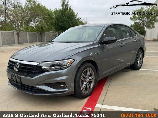 Platinum Gray Metallic 2019 Volkswagen Jetta 1.4T R-Line