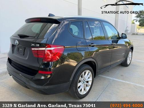 Black 2017 BMW X3 sDrive28i