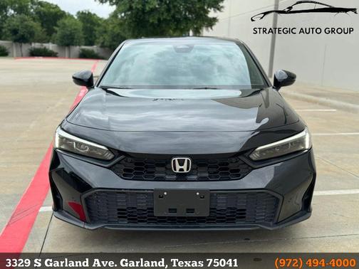 Crystal Black Pearl 2025 Honda Civic Hybrid Sport Touring