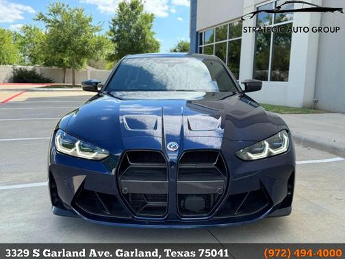 Blue 2023 BMW M3 Competition xDrive