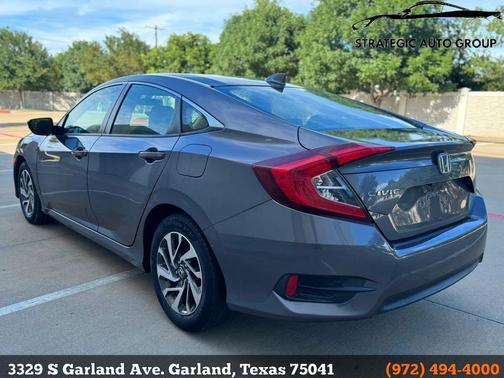 Modern Steel Metallic 2018 Honda Civic EX
