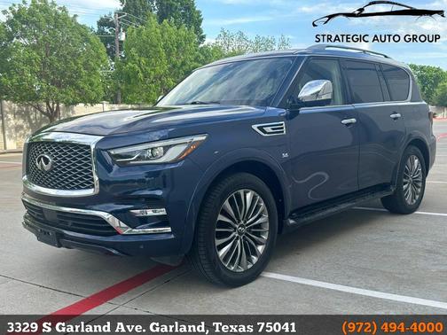 Hermosa Blue 2019 INFINITI QX80 Luxe
