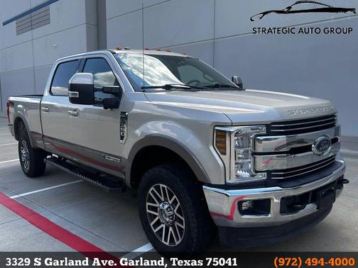 White Gold Metallic 2018 Ford F-350 Lariat