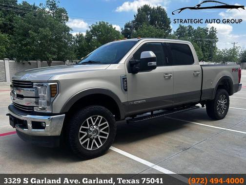 White Gold Metallic 2018 Ford F-350 Lariat