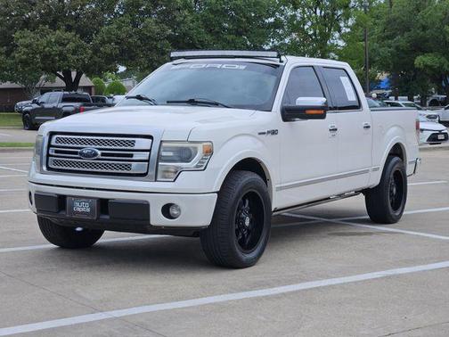White Platinum Metallic Tri-Coat 2014 Ford F-150 Platinum