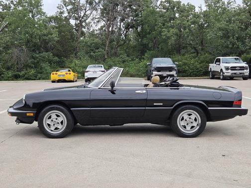 Black 1989 Alfa Romeo Spider Veloce