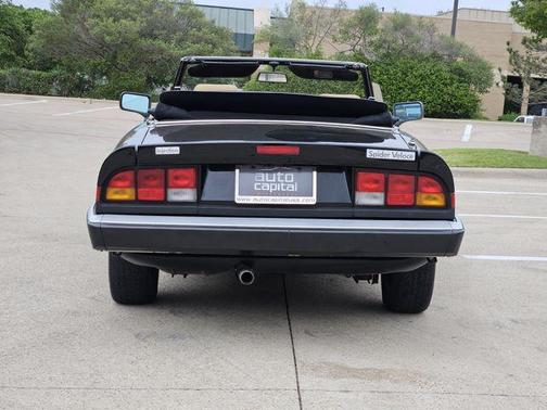 Black 1989 Alfa Romeo Spider Veloce