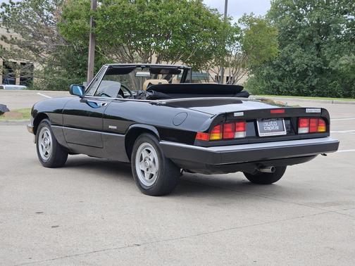 Black 1989 Alfa Romeo Spider Veloce