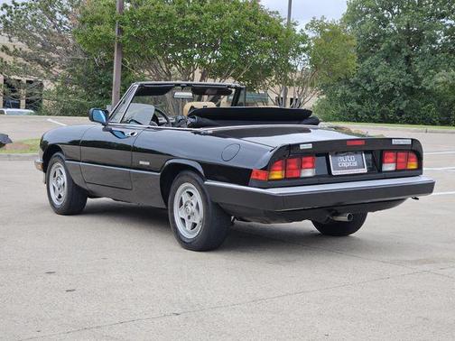 Black 1989 Alfa Romeo Spider Veloce