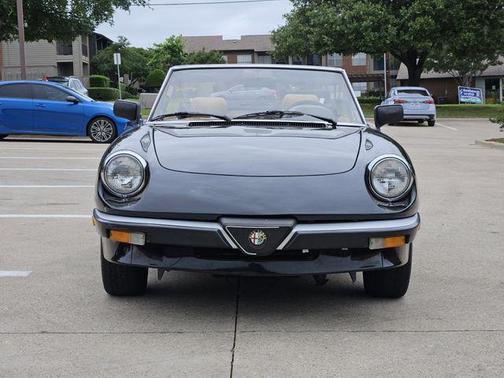 Black 1989 Alfa Romeo Spider Veloce