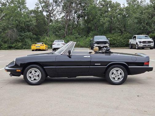 Black 1989 Alfa Romeo Spider Veloce