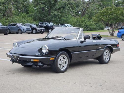 Black 1989 Alfa Romeo Spider Veloce