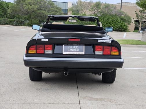 Black 1989 Alfa Romeo Spider Veloce