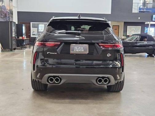Santorini Black 2021 Jaguar F-PACE SVR P550 AWD Automatic