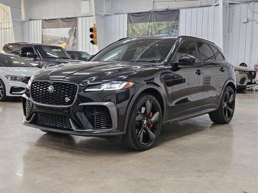 Santorini Black 2021 Jaguar F-PACE SVR P550 AWD Automatic
