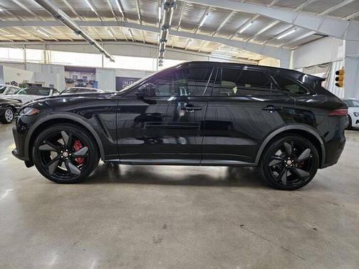 Santorini Black 2021 Jaguar F-PACE SVR P550 AWD Automatic