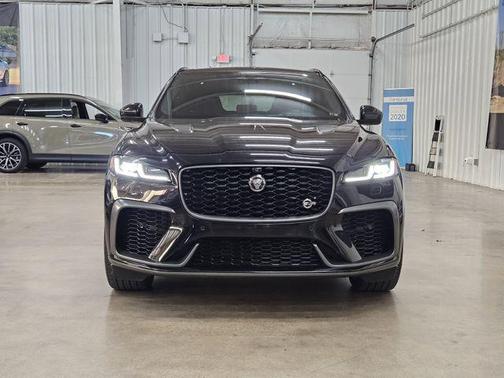 Santorini Black 2021 Jaguar F-PACE SVR P550 AWD Automatic