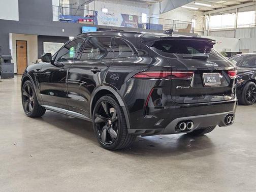 Santorini Black 2021 Jaguar F-PACE SVR P550 AWD Automatic