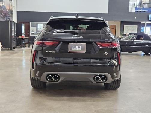 Santorini Black 2021 Jaguar F-PACE SVR P550 AWD Automatic