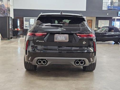 Santorini Black 2021 Jaguar F-PACE SVR P550 AWD Automatic