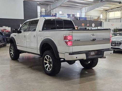 White Platinum Metallic Tri-Coat 2014 Ford F-150 Platinum