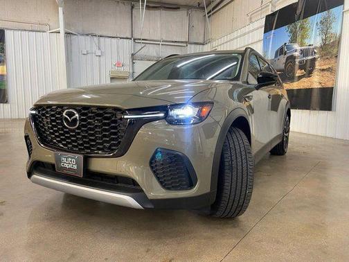 Zircon Sand Metallic 2025 Mazda CX-70 PHEV Premium Package