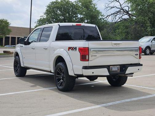 White Platinum Clearcoat Metallic 2017 Ford F-150 Platinum