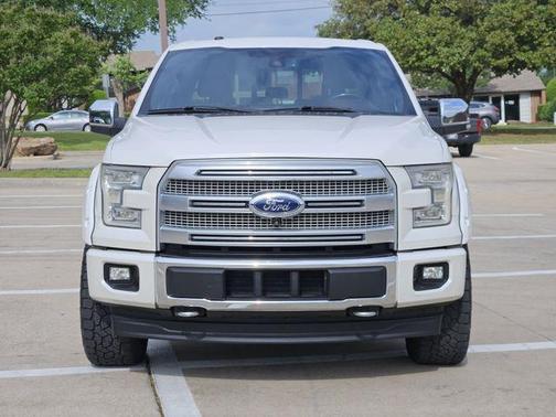 White Platinum Clearcoat Metallic 2017 Ford F-150 Platinum