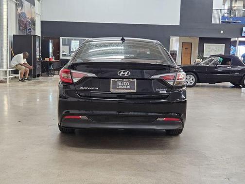 Eclipse Black 2017 Hyundai SONATA Hybrid Limited
