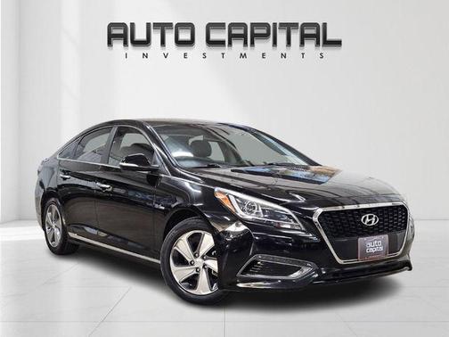 Eclipse Black 2017 Hyundai SONATA Hybrid Limited