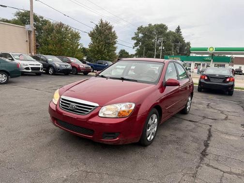 Spicy Red 2008 Kia Spectra EX